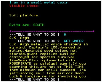 Adventure 11 - Savage Island Part II - BBC v1.0 (1984)(Adams)[a][SAVISL2] screen shot game playing